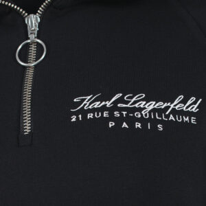 235W1809_999-02 Hotel Karl Μαύρη Μπλούζα Φούτερ KARL LAGERFELD