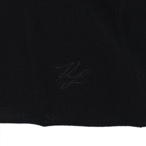 235W2003_999-02 Μαύρη Μπλούζα Με Μανίκια Οργάντζα KARL LAGERFELD