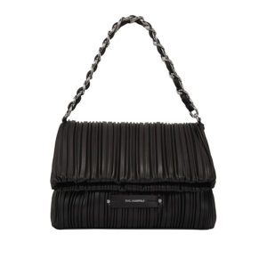 236W3008_999-00 K/Kushion Chain Fold Tote Μαύρη Τσάντα KARL LAGERFELD