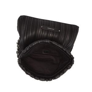 236W3008_999-02 K/Kushion Chain Fold Tote Μαύρη Τσάντα KARL LAGERFELD