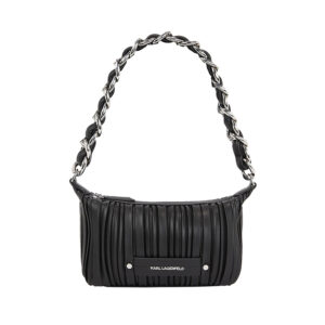 236W3010_999-00 K/Kushion Chain Shoulderbag Μαύρη Τσάντα KARL LAGERFELD