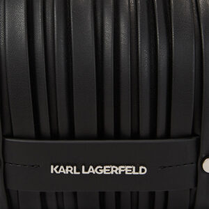 236W3010_999-03 K/Kushion Chain Shoulderbag Μαύρη Τσάντα KARL LAGERFELD