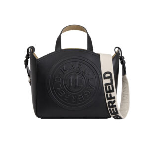 236W3094_999-00 K/Circle Tote Patch Μαύρο Τσαντάκι KARL LAGERFELD