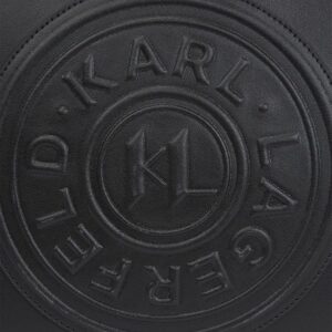 236W3094_999-03 K/Circle Tote Patch Μαύρο Τσαντάκι KARL LAGERFELD