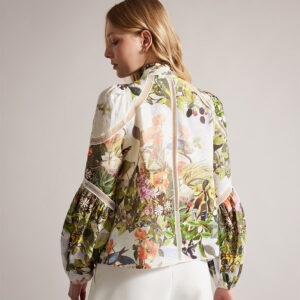 270298_WHT-mdl2 Luuciaa Πουκάμισο Με Τοπίο TED BAKER