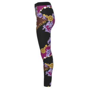 75HAC101-JS203_G51-02 Εμπριμέ Κολάν Με Logo Και Πέρλες VERSACE JEANS COUTURE