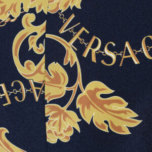 75HAM221-JS203_G89-02 Μαύρο Εμπριμέ Κορμάκι Με Πέρλες VERSACE JEANS COUTURE