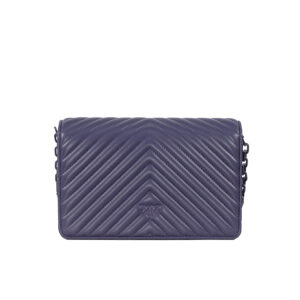 100063A0VM_W84B-02 Love Click Classic Block Colour Μωβ Τσάντα pinko