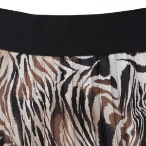 077.00.01.017_BRW-02 Πλισέ Φούστα Animal Print forel