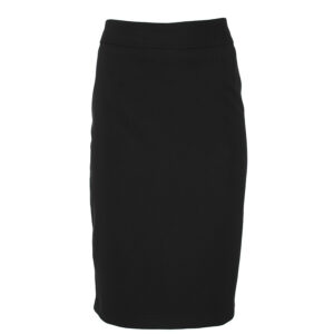 077.00.01.027_BLK-00 Μαύρη Basic Φούστα Pencil forel