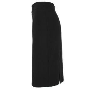 077.00.01.027_BLK-02 Μαύρη Basic Φούστα Pencil forel