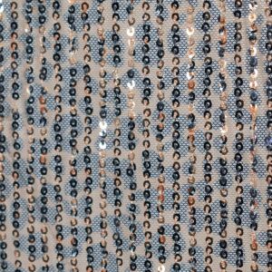 077.10.01.099_BRW-02 Καφέ Εμπριμέ Μπλούζα Παγιέτα forel