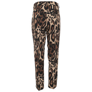 077.20.01.075_BRW-01 Στενό Παντελόνι Animal Print forel