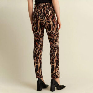 077.20.01.075_BRW-mdl3 Στενό Παντελόνι Animal Print forel