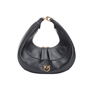101433A0QO_Z99Q-02 Brioche Hobo Mini Μαύρο Τσαντάκι pinko