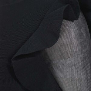 271857_BLK-02 Floraas Μαύρη Μπλούζα Με Βολάν TED BAKER