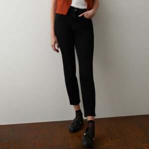 7186033602003-mdl1 Basilio Μαύρο Εφαρμοστό Τζιν iblues