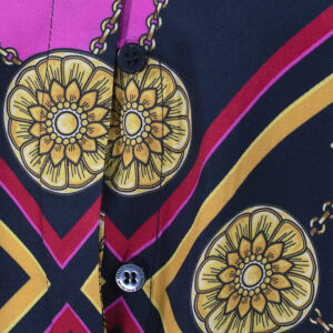 75HAL2A1-NS349_455-02 Ροζ Εμπριμέ Πουκάμισο Με Logo versace