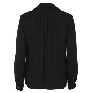 CA00736E2_110-01 Μαύρη Μπλούζα Με V Και Logo ELISABETTA FRANCHI