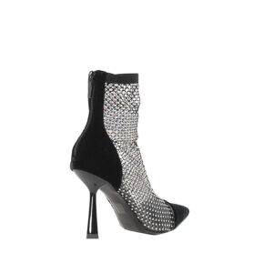 KL31346_N0S-02 Mid Leg Boot Μποτάκι Με Στρας KARL LAGERFELD