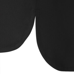 X23-285S_BLK-02 Μαύρη Μπλούζα Με Φαρδύ Λαιμό DIDONE