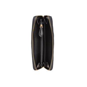 100250A0GK_Z99Q-02 Ryder Zip Round Μαύρο (Χ) Καπιτονέ Πορτοφόλι pinko