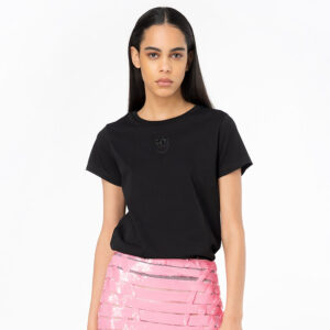 100355A1NW_Z99-mdl1 Bussolotto Μαύρο T-Shirt pinko