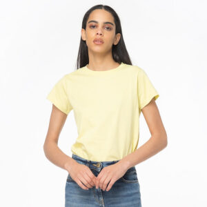 100373A1N8_H23-mdl1 Basico Κίτρινο T-Shirt pinko