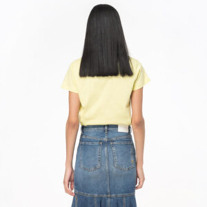 100373A1N8_H23-mdl2 Basico Κίτρινο T-Shirt pinko