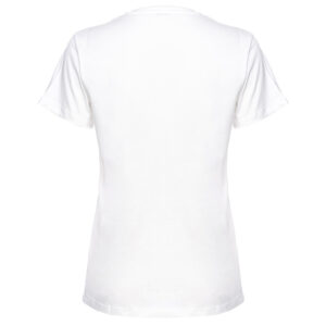 100789A1P8_Z07-01 Trapani Άσπρο T-Shirt Με Καρδούλες pinko