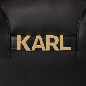 240W3018_999-03 K/Letters Top Handle Μαύρη Τσάντα KARL LAGERFELD