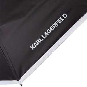 240W3895_999-03 K/Ikonik 2.0 Choupette Μαύρη Ομπρέλα KARL LAGERFELD