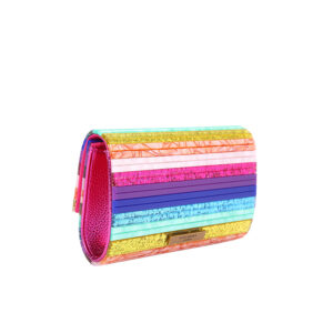 512769999-01 Party Eagle Clutch Drench Πολύχρωμο Τσαντάκι KURT GEIGER