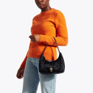 8471800229-mdl1 Recycled Multi Cross Body Μαύρη Τσάντα Σετ KURT GEIGER