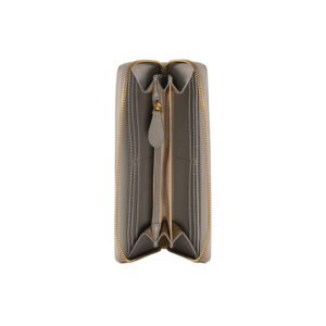 100250A0F1_I68Q-02 Ryder Zip Round Γκρι Πορτοφόλι pinko