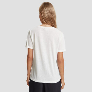 176278_0006-mdl3 Άσπρο T-Shirt Με V maison scotch and soda