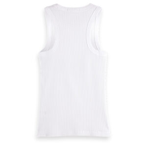 177036_0006-01 Άσπρο Ριγωτό Φανελάκι maison scotch and soda