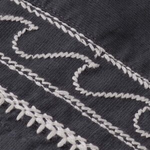 177384_0005-02 maison scotch and soda Γκρι Σορτς Με Κεντητό Σχέδιο