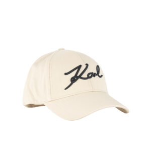 205W3405_160-00 K/Signature Μπεζ Καπέλο KARL LAGERFELD