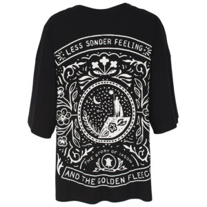 2384008_BLK-01 The Story Of Jason Μαύρο T-Shirt LESS SONDER FEELING