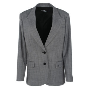 240W1404_998-00 Γκρι Σακάκι Oversize KARL LAGERFELD