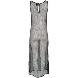 240W2207_999-01 KARL LAGERFELD K/Beachwear Μαύρο Διχτυωτό Φόρεμα Με Παγιέτες