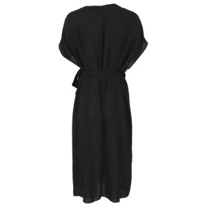 240W2268_999-01 K/Beachwear Midi Μαύρο Κρουαζέ Φόρεμα KARL LAGERFELD