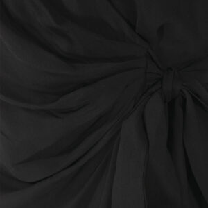 240W2268_999-02 K/Beachwear Midi Μαύρο Κρουαζέ Φόρεμα KARL LAGERFELD