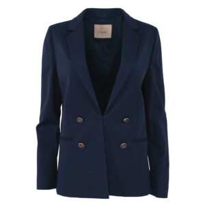 241TP2270_00305-00 Μπλε Σακάκι Με Διακοσμητικά Κουμπιά TWINSET