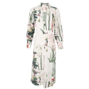 272770_WHT-00 Ttayla Άσπρο Midi Φλοράλ Φόρεμα TED BAKER