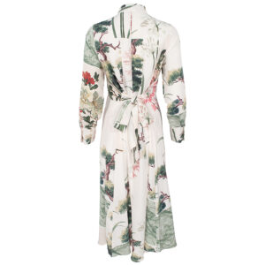 272770_WHT-01 Ttayla Άσπρο Midi Φλοράλ Φόρεμα TED BAKER