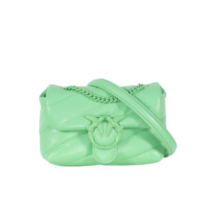 100040A1JO_T36B-00 Love Baby Puff Colourblock Λαχανί Τσάντα pinko