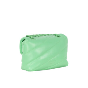 100040A1JO_T36B-01 Love Baby Puff Colourblock Λαχανί Τσάντα pinko