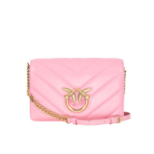 100063A136_P31Q-00 Love Click Classic Big Chevron Ροζ Τσάντα pinko